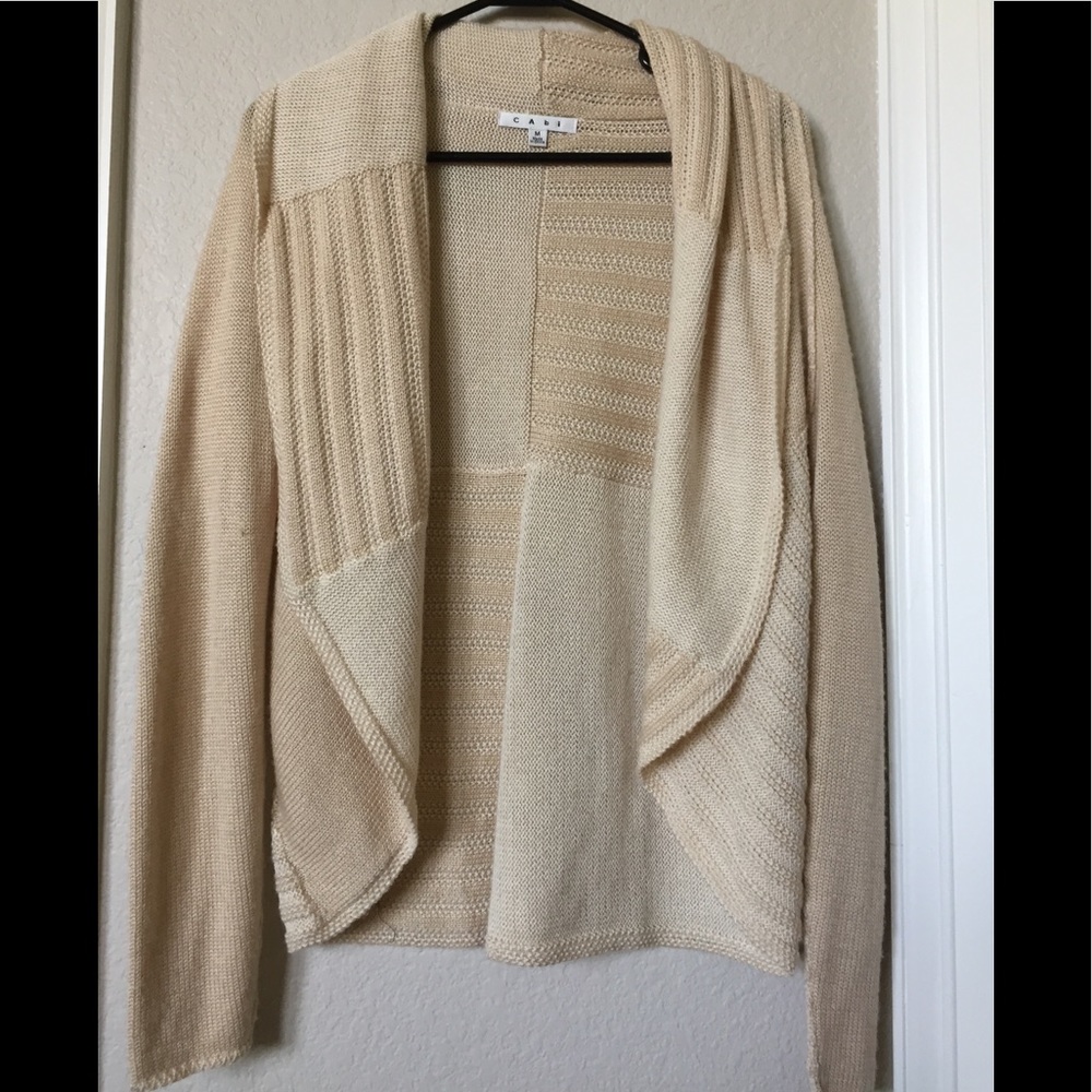 Cream colored Cabi cardigan